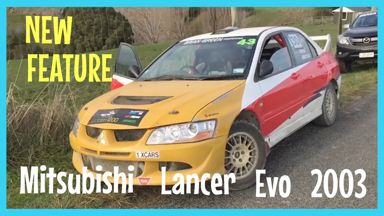 Mitsubishi Lancer Evo. 2003. Rally Car. - YouTube