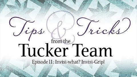 Up your Accuracy with Invisi-what? Invisi-Grip! - Tips & Tricks from the Tucker Team