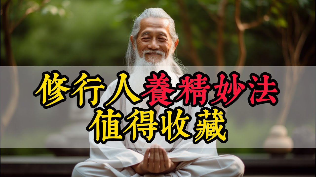 修行人的養精妙法(值得收藏 )| 打坐 | 靜坐 | 不費力不傷神 | 修行之道 | 如何靜心 | 養精蓄銳 - YouTube