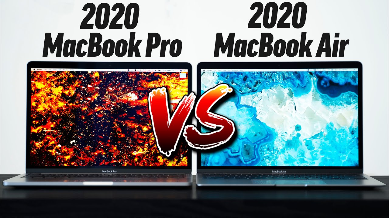 2020 MacBook Pro vs 2020 MacBook Air - Full Comparison! 