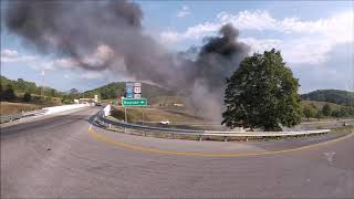 BVFD Engine 3 responding (Tractor Trailer Fire) 09-21-19 (GoPro/RIDE ALONG)