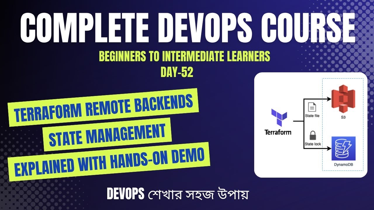 Day-52 | Terraform Remote Backends & State Management Explained With ...