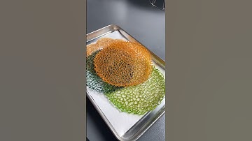 Coral tuile recipe  #recipe #gastronomia