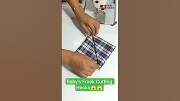 ⛔Sewing tips and tricks|baby frocks cutting|umbrella frocks