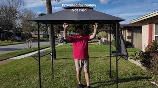 COBANA Grill Gazebo 8’x 5’ Outdoor Patio BBQ Grill Shelter