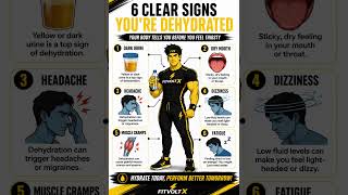 Dehydration Symptoms Most People Miss ⚠️ | FitVoltX #shorts