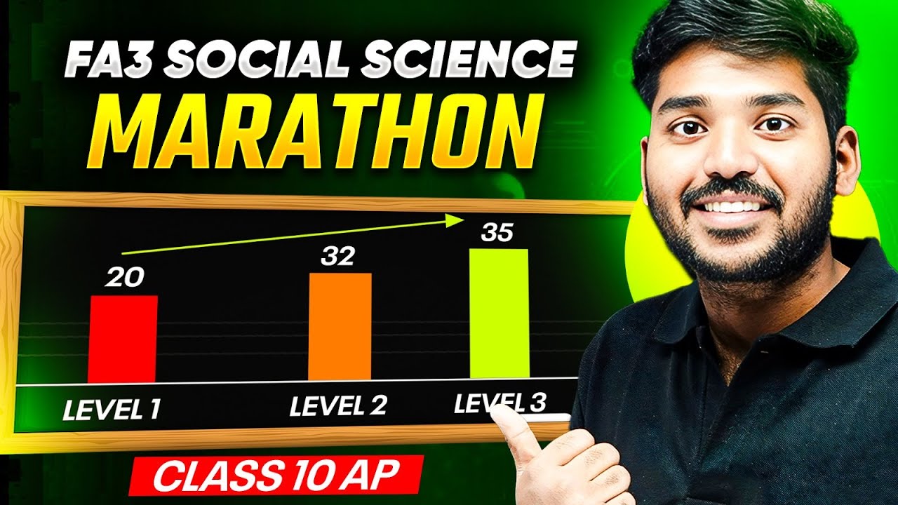 FA-3 Social Science Marathon | Class 10 AP Board | Complete Revision | Bhaskar Sir