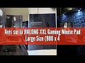 Avis sur la JIALONG XXL Gaming Mouse Pad Large Size (900 x 400 mm) Multifunction Mouse Pad Large Des