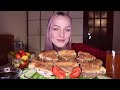 MUKBANG | Последнее видео, кто я такая? | Пироги от BAKEMAN | Pies meat, chicken, cabbage не ASMR