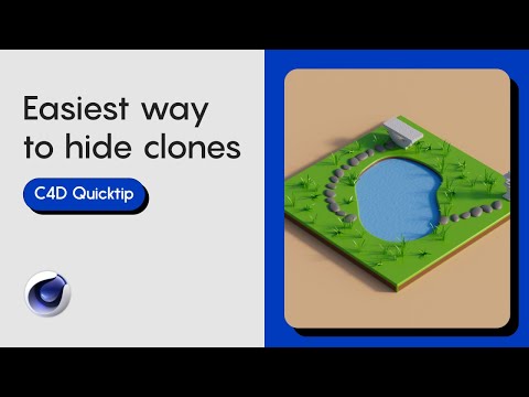 The easiest way to hide unwanted clones | Beginner | Cinema 4D