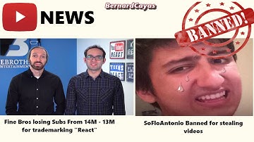 Fine Brothers Losing Subs 14M-13M Due to 