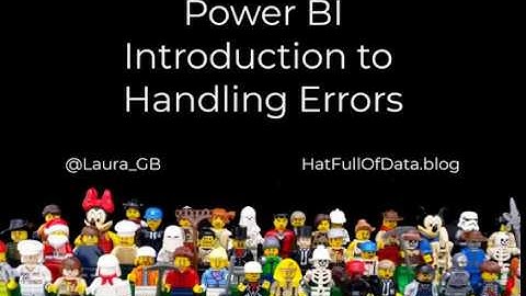 Power BI - Introduction to Handling Errors