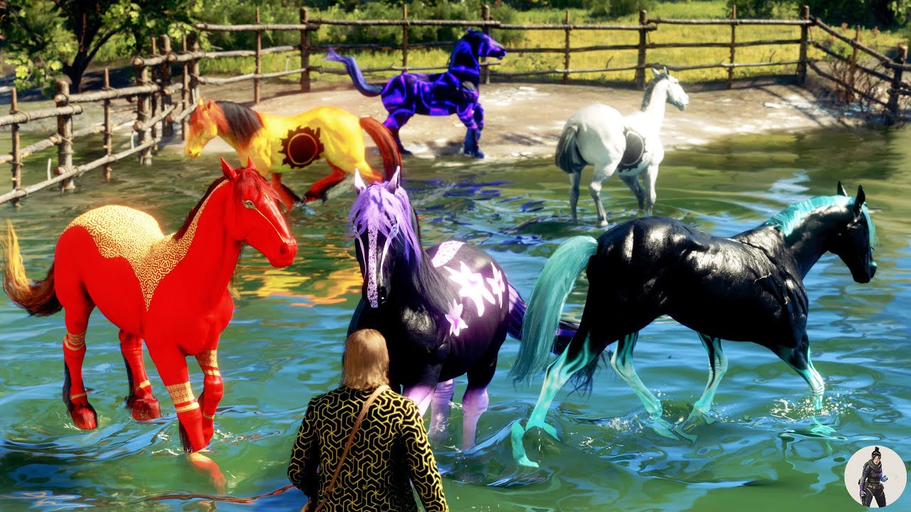 Arthur Morgan Steals a Red and Gold Horse and Tames Rare Horses at ...