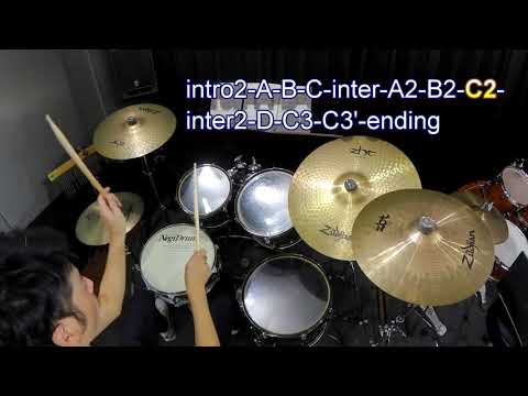 クリスマスソング/back number(バックナンバー)ドラムデモ演奏　叩いてみた【ドラスコ】