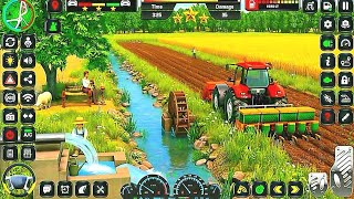 Tractor Tow Tool for Cultivating Farm Land [Part:5]- Tractor 3d 2026 - Tractor Car Game screenshot 5