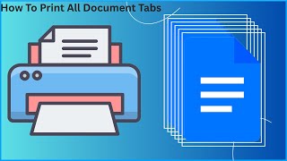 Google Docs: How To Print All Document Tabs (in 30 seconds)