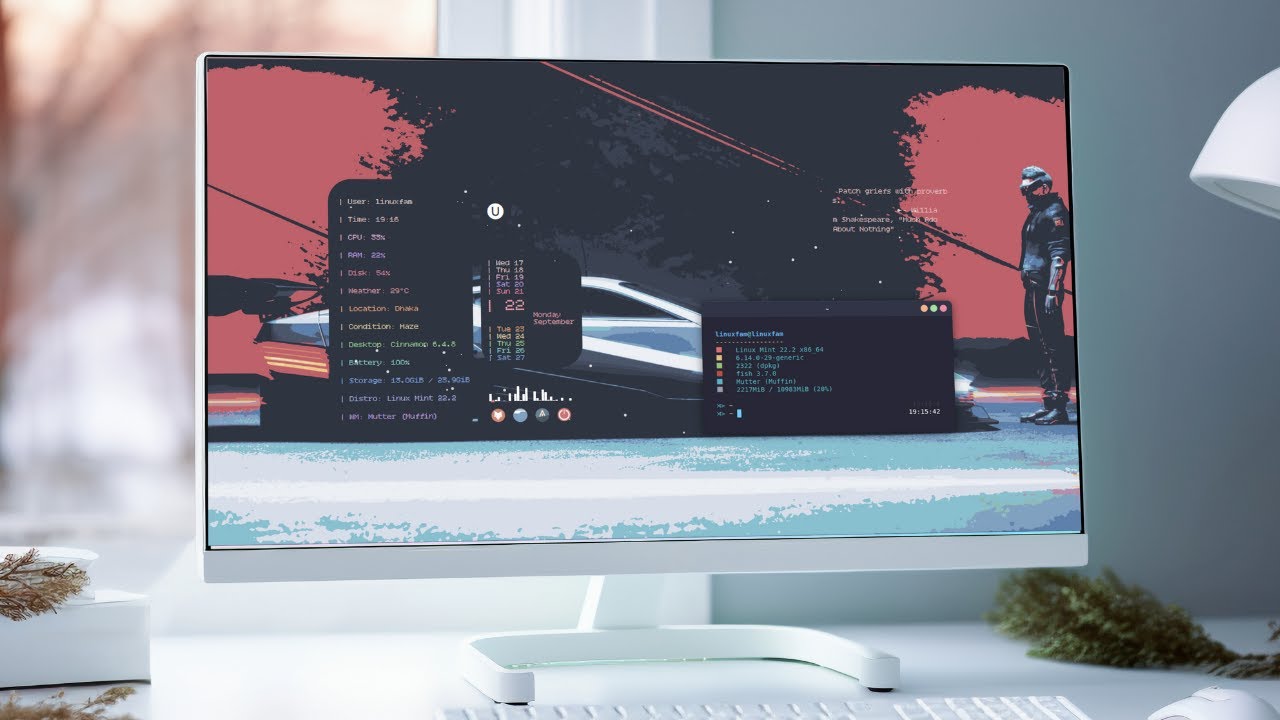 How to make your Linux Mint Cinnamon Desktop Look Unique | Stellar Dust ...