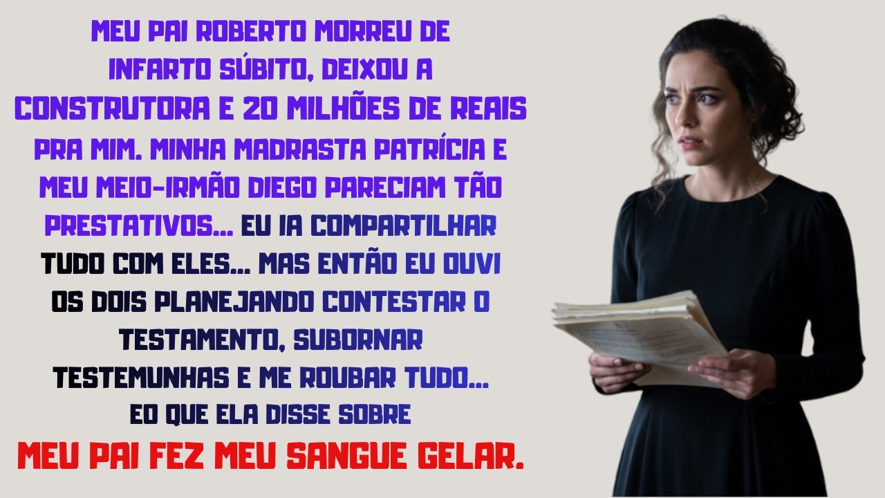 Voltei Do Velório Do Meu Pai Com 20 Milhões De Herança — E Ouvi Minha Madrasta E Meio Irmão