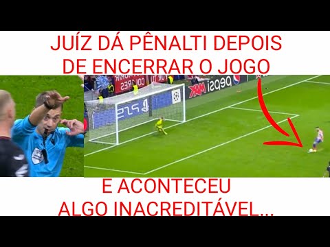 PÊNALTI INACREDITÁVEL DEPOIS DE O JOGO JÁ SER ENCERRADO 