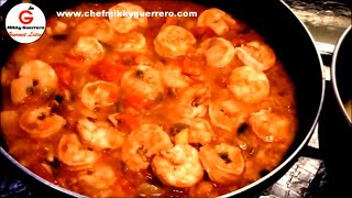 Camarones guisados facil de hacer - YouTube