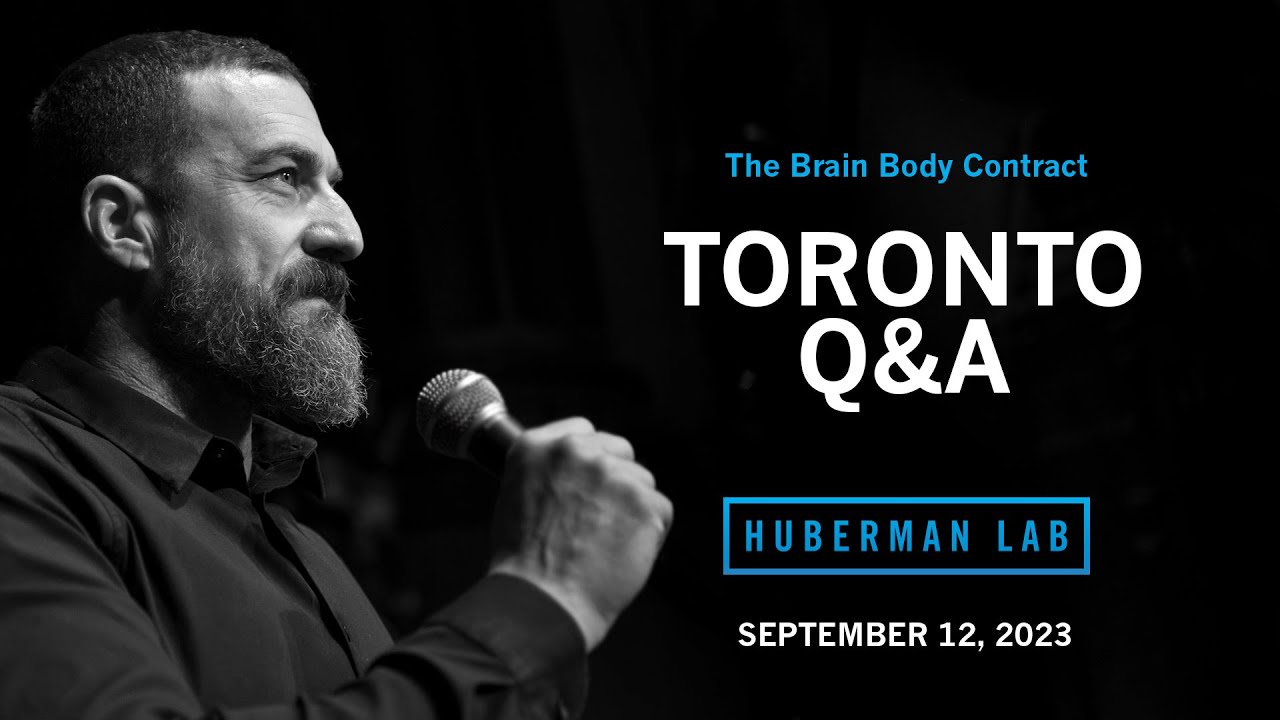 LIVE EVENT Q&A: Dr. Andrew Huberman Question & Answer in Toronto, ON