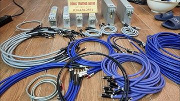 tập hợp những dòng dây tín hiệu av lõi bạc , mạ bạc ,lõi đồng bạc , dây chất lượng có cả dây cắt mét