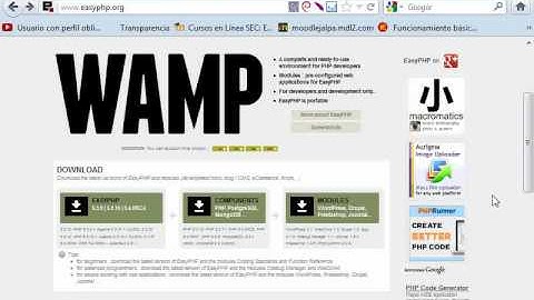 Descargar el programa EasyPHP.flv