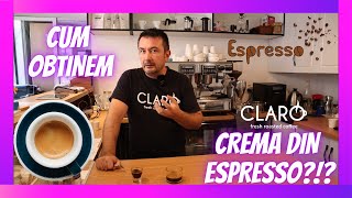 CREMA din espresso e buna sau nu? *cum o poti obtine* - CLARO Cafe ☕