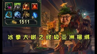 【PDD】大树:主Q副W的冰拳大树!魔抗一出,亚洲混分捆绑,这把一点都不混!