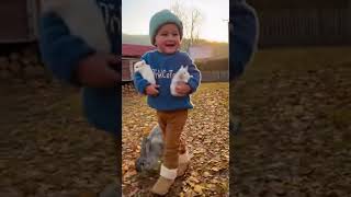Cu iepurașii la joacă😄#fyp #viral #funny #baby #shorts #viralvideo #funnyvideos #comedy
