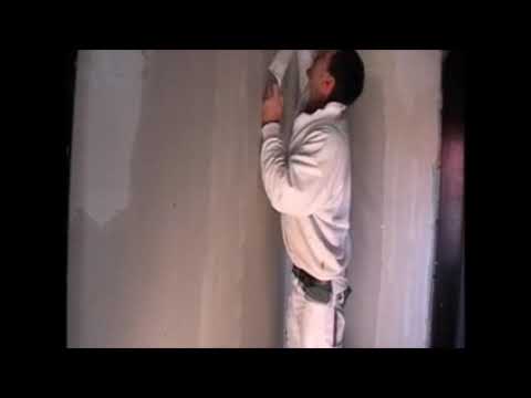 Trockenbauwand mit Rotband spachteln auf Q3