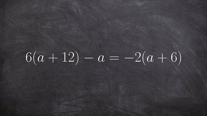 Solving a multi step equation with distributive property on both sides