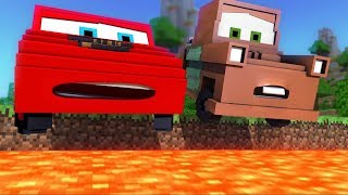 Monster school : &quot;Disney Pixar&#39;s Cars in Minecraft 2 GAME CHALLENGE &quot; - Animation Minecraft Cars 3