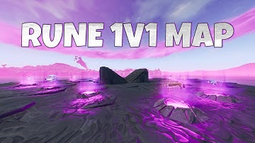 Floating Rune Island 1v1 Map