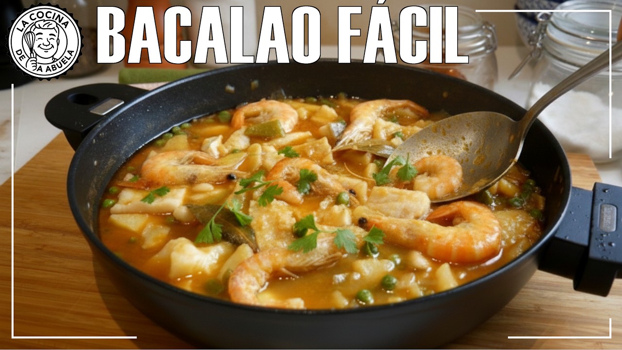 Con UN PAQUETE de BACALAO CONGELADO preparo este GUISO de PATATAS | Fácil y en 30 minutos