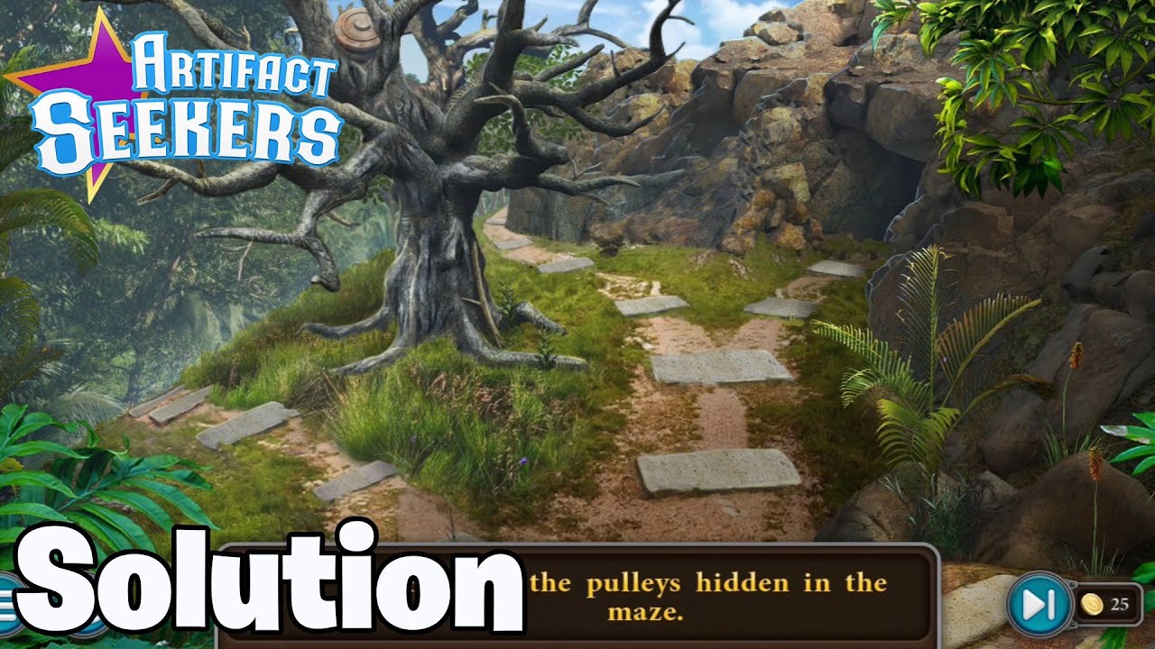 Artifact Seekers - Mini Game Puzzle 14 Find All The pulleys - Solution