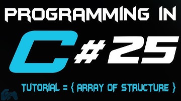 Programming in C Tutorial 25: Array of Structure [HD]