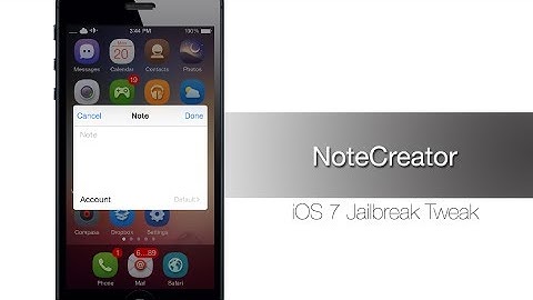 NoteCreator - iOS 7 Jailbreak Tweak: Hands-on - iPhone Hacks
