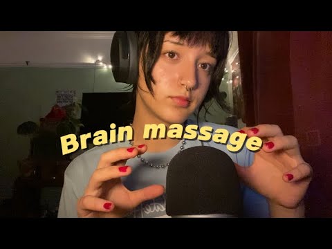 ASMR brain massage (intense and tingly triggers)