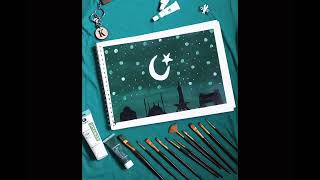 Independence Day Special/ 14 August / National Flag of Pakistan 🇵🇰 #short #kkart #independenceday screenshot 4