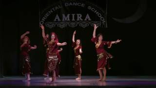 Belly  dance by Oksana Makarenko with her students \
