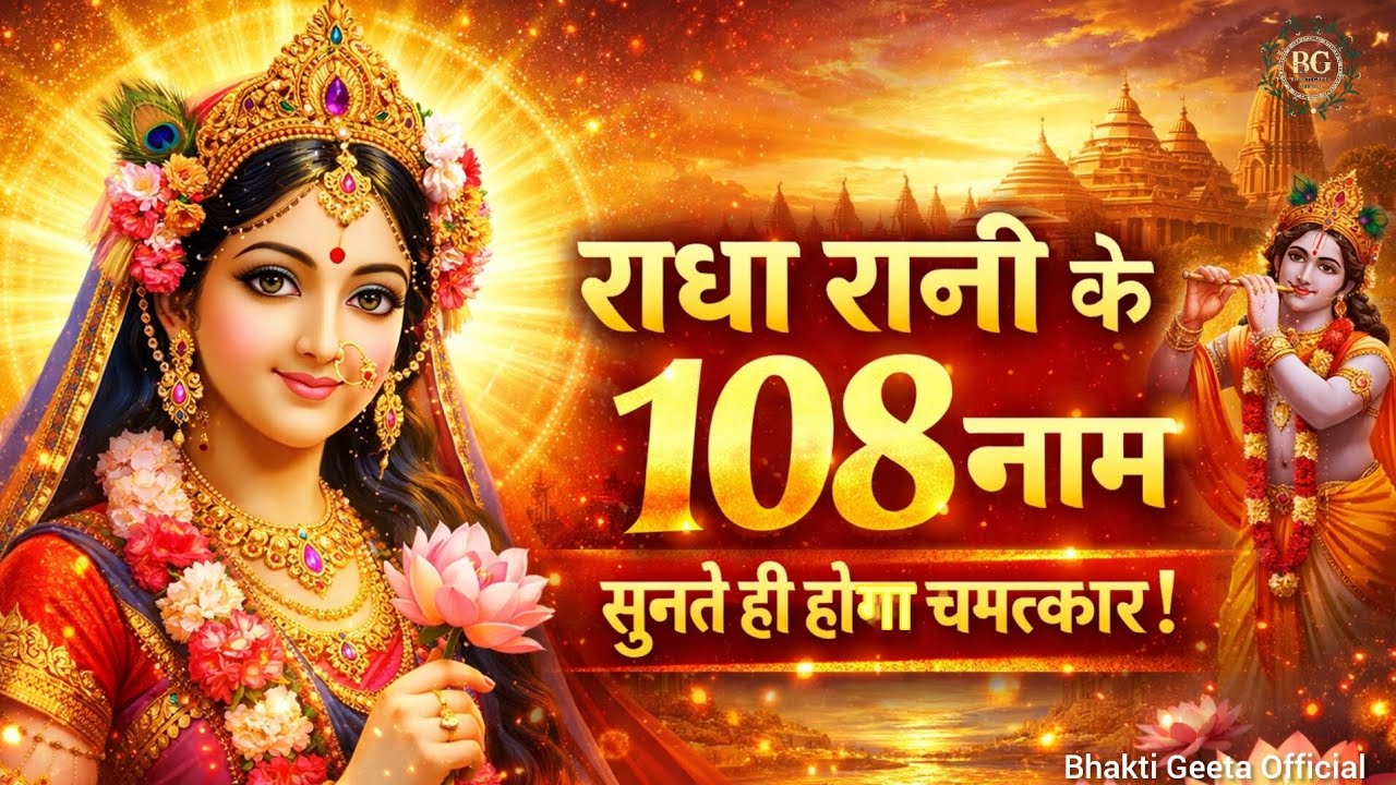 Radha Rani 108 Names | श्री राधा रानी के 108 नाम | Radha Ashtottara Shatanamavali