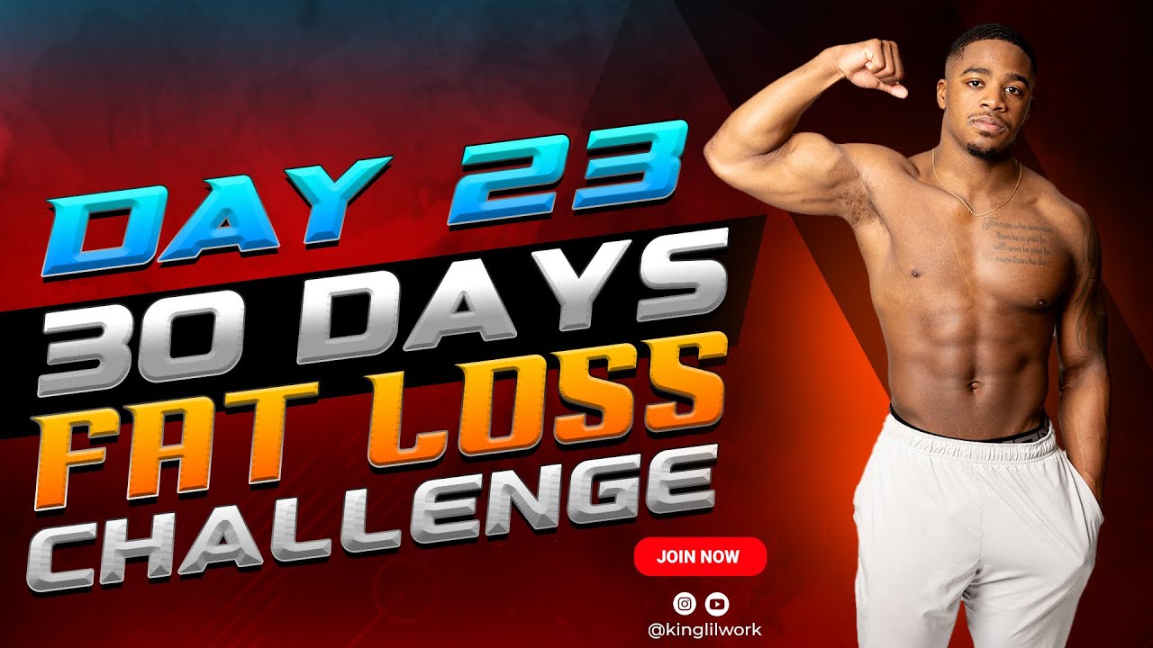 FAT LOSS CHALLENGE, DAY 23|  20 MINUTES| MODIFICATIONS PROVIDED| NO EQUIPMENT