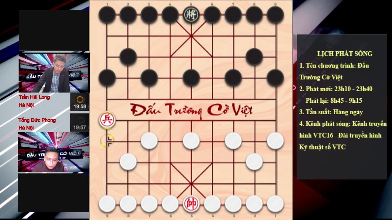 Đấu trường cờ việt nốc ao căng như dây đàn Tống Đức Phong vs Trần Hải Long