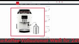 Schnäppchenbilliger Des Tages 06.08.26 - Krups Ea 8161 Espresso-Kaffee-Vollautomat Weiß