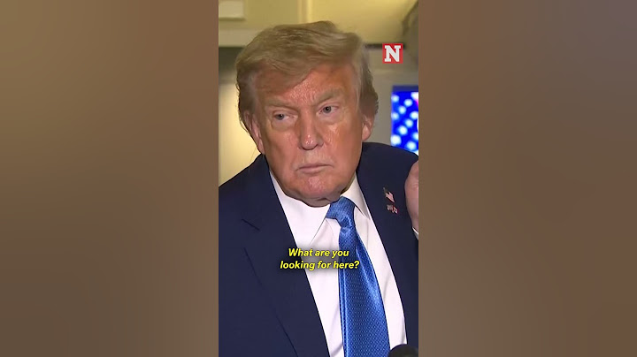 Trump Looking For A 'Real End' To Iran-Israel Conflict