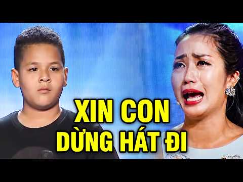 Giám khảo KHÓC NGHẸN TRÊN GHẾ NÓNG khi nghe cậu bé hát LÀM NGƯỜI NGHE ĐAU THẮT TÂM CAN