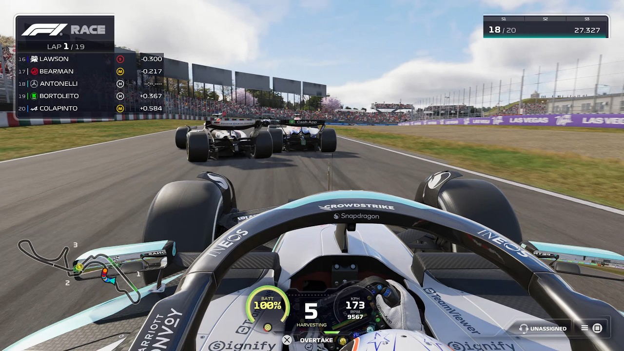 F1 25 | Suzuka | Mercedes F1 W16 E Performance | Antonelli