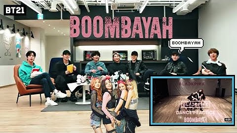 BTS Reaction to Blackpink Boombayah Dance Practice #armyblinkmade ep-56