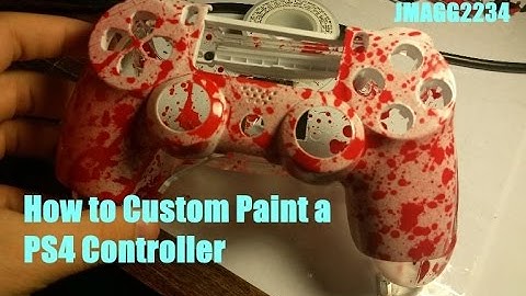 How to custom paint your ps4 controller